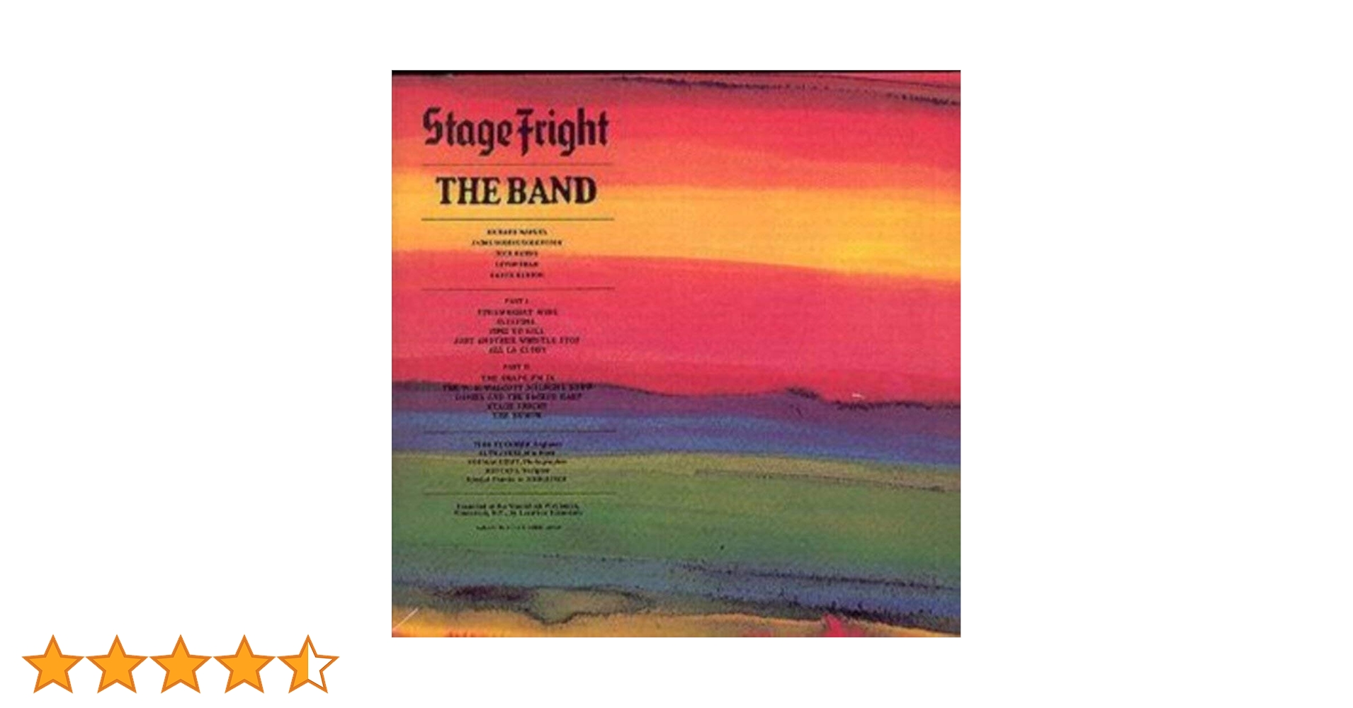 Amazon.co.jp: Stage Fright: ミュージック